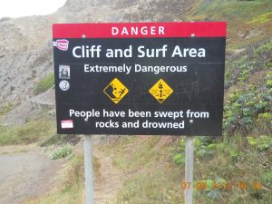 CLIFFS AND SURF