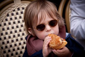 Kid in Restaurant