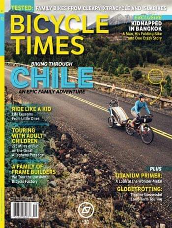Bicycle Times Magazine cover